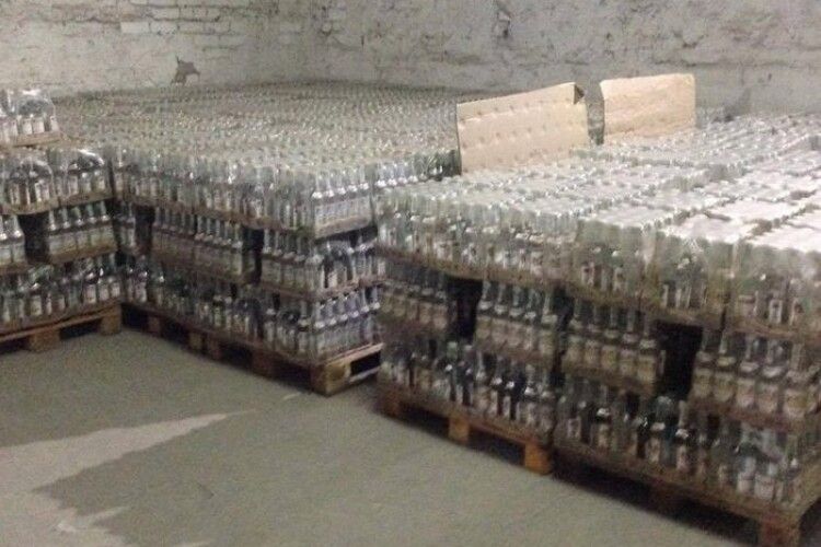 Вилучили контрафактної горілки на три мільйони