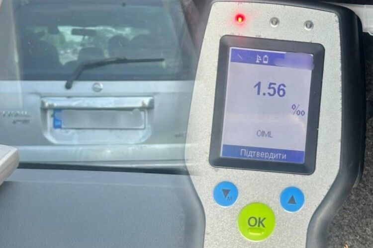 Волинські патрульні виявили злісного водія-порушника