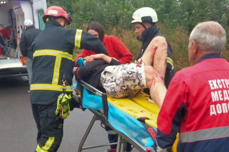 У Луцькому районі визволяли водія з пастки