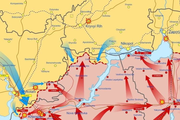 Росіяни знаходяться за пів сотні кілометрів від Кривого Рогу – голова адміністрації міста