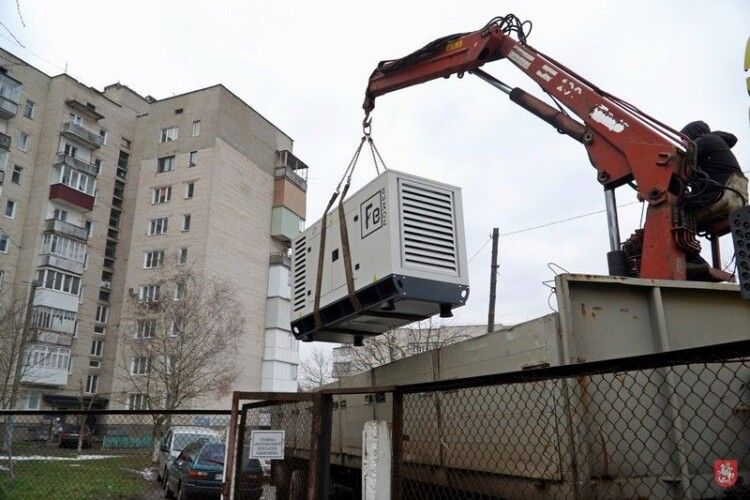 Для міських котелень Володимира придбано ще три генератори