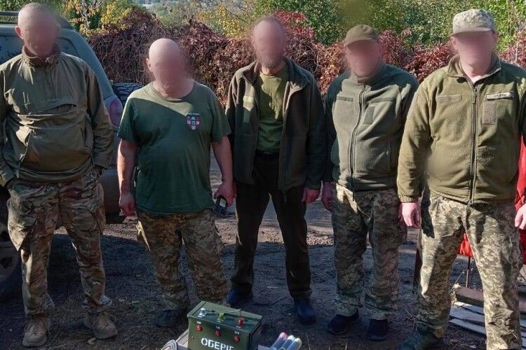 Захисникові з Волині земляки передали «Оберіг»