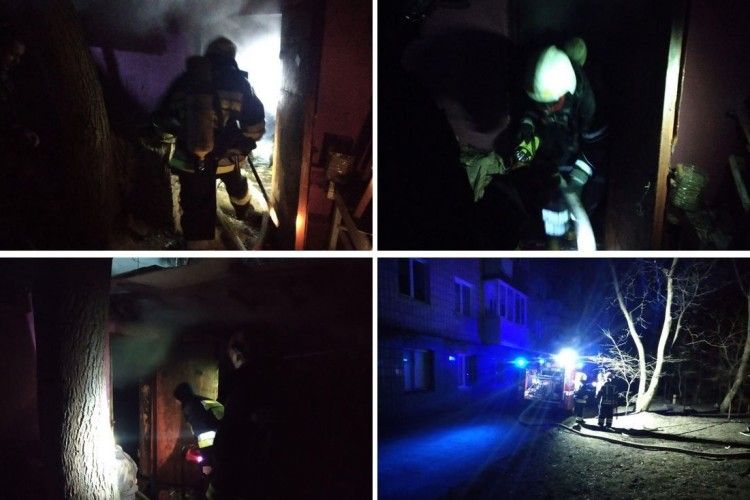 У Рівному горіла занедбана землянка