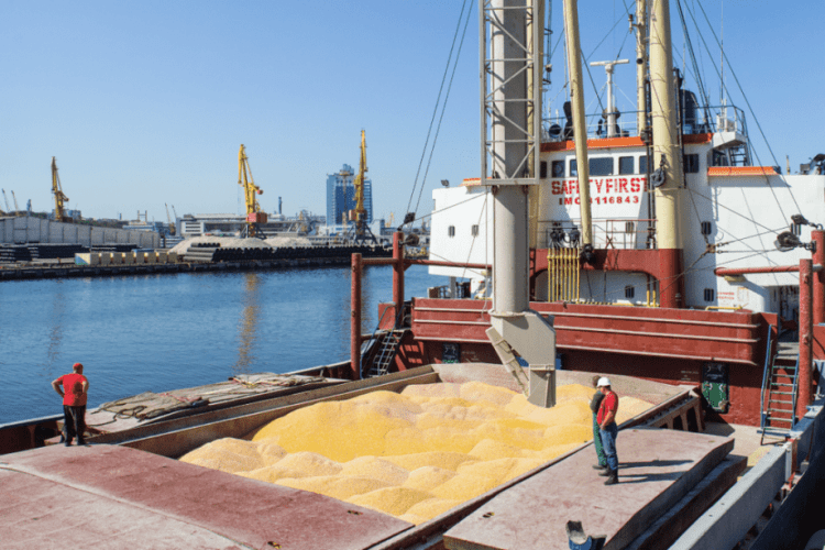 росія навмисно намагається не допустити продукти харчування з українських портів