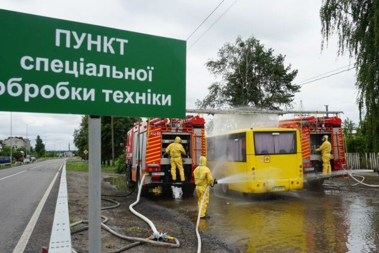 На Волині вчилися ліквідовувати наслідки радіаційної аварії (Фото)