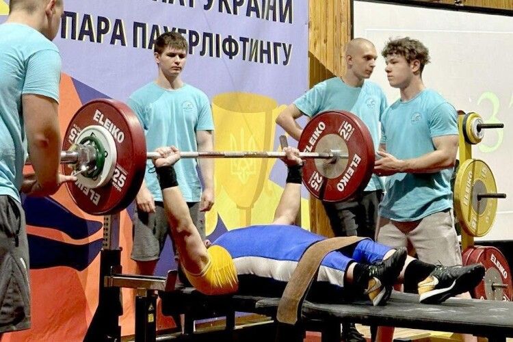 Дві «бронзи» в одні руки: волинянин став призером чемпіонату України з пара пауерліфтингу