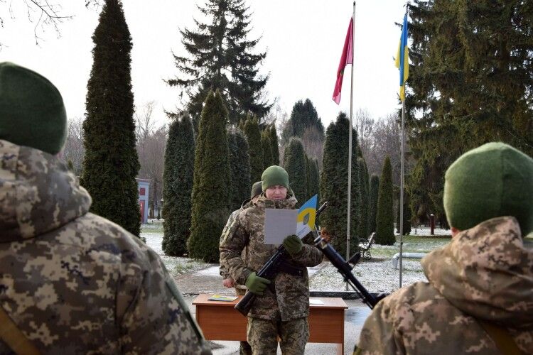 Новобранці Волинського прикордонного загону склали військову присягу