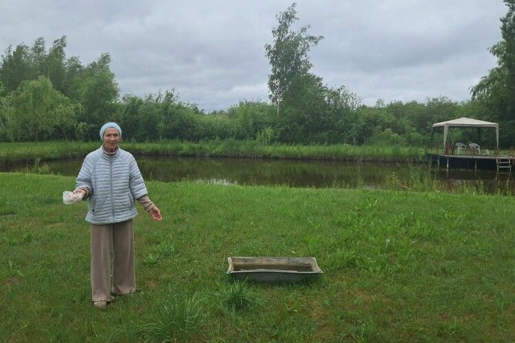 На Волині колишня вчителька роками виходжує поранених лелек