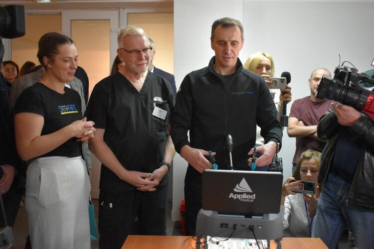 На Волині міністр охорони здоров’я Ляшко відвідав Міжнародний лапароскопічний практичний курс (Фото)