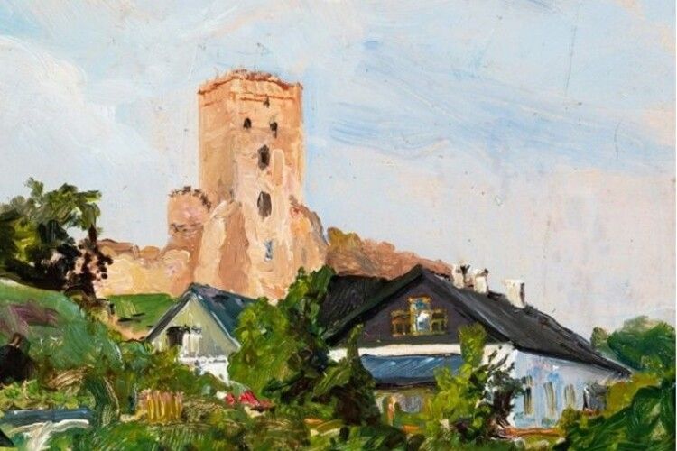 Унікальна знахідка: Луцький замок на картині львівського художника