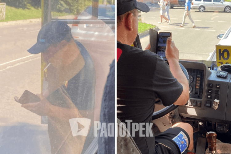 У Рівному водій маршрутки зупинився, щоб посидіти в ютубі (Фото)