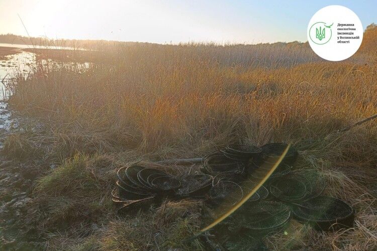 На водоймах Волині вилучили 18 браконьєрських знарядь лову