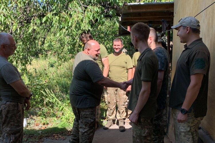 У бійців 100 бригади з Волині сьогодні було урочисте шикування (Фото)