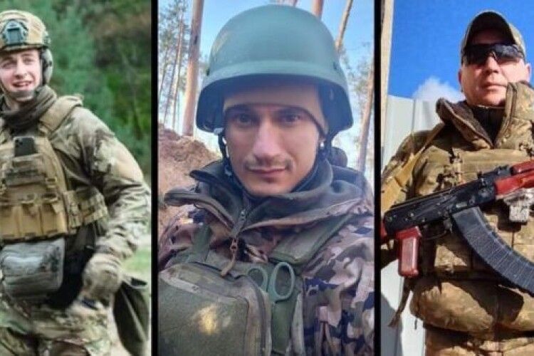 Чорний день на Рівненщині: поховають одразу трьох Героїв, які загинули на війні 
