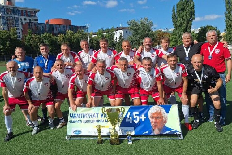 Команда з Волині – чемпіони України з футболу в категорії 45+!
