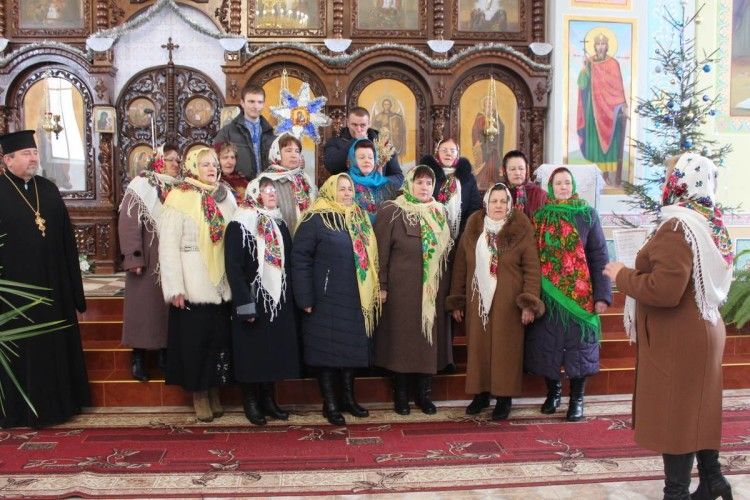 У храмі Пророка Іллі заколядували церковні хористи з Ратного, Велимча, Замшанів та Мельників-Річицьких (фото)