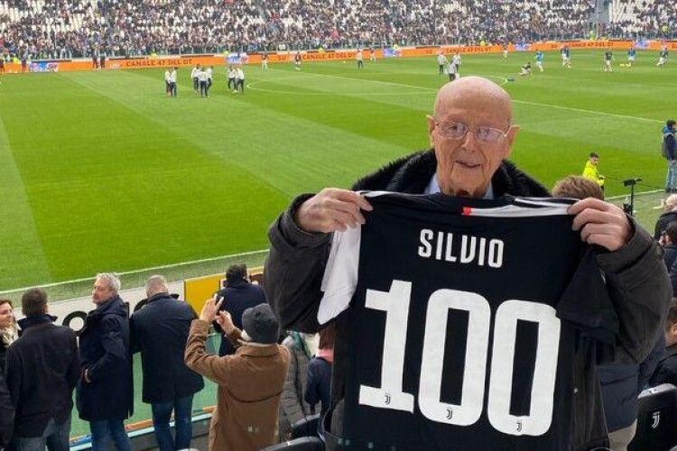 Вболівальник «Ювентуса» Сільвіо Фассон відвідав матч улюбленої команди у день свого 100-річчя 