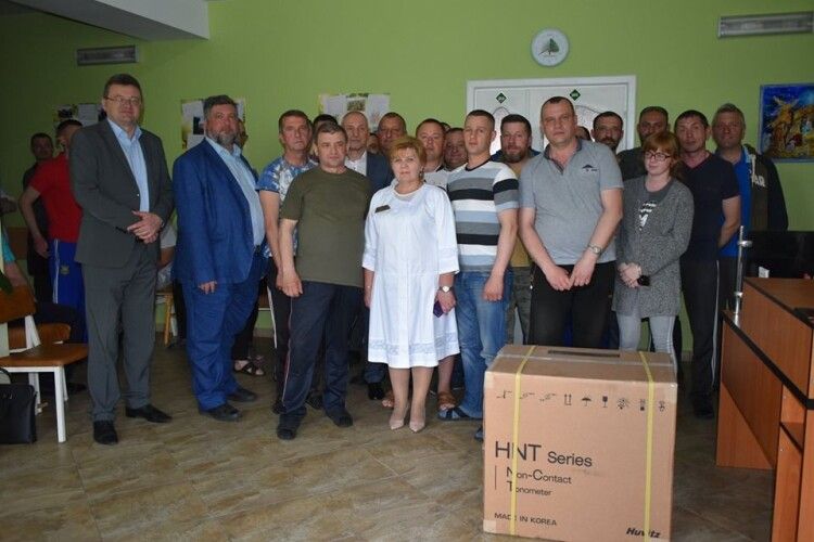 Волинському військовому госпіталю подарували тонометр