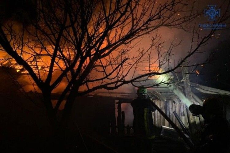 На Волині сталася пожежа (Фото)
