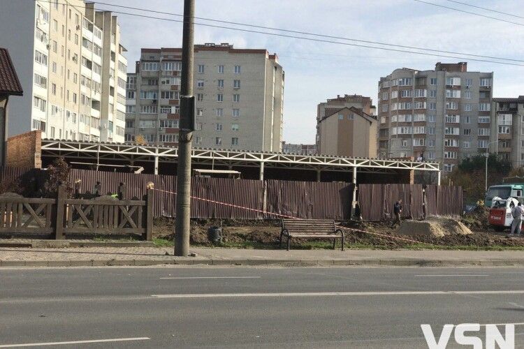 У Луцьку на вулиці Конякіна розпочали нове будівництво