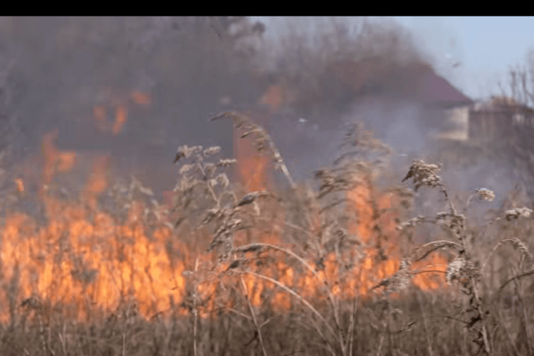 Поблизу обласного центру Волині ледь не згоріла частина села