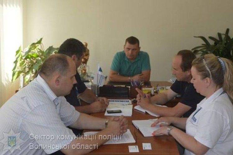 У Шацьку поліцейські зустрілися з представниками ОБСЄ