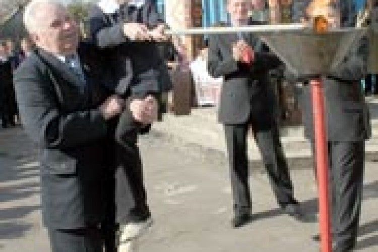 ПРИЙШОВ ГАЗ У СЕЛО КОТІВ