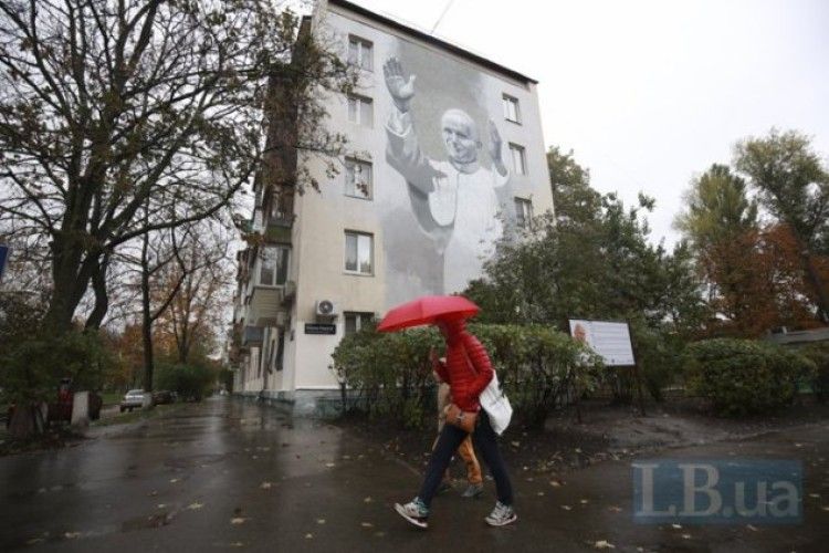 У Києві урочисто відкрили вулицю Івана Павла II