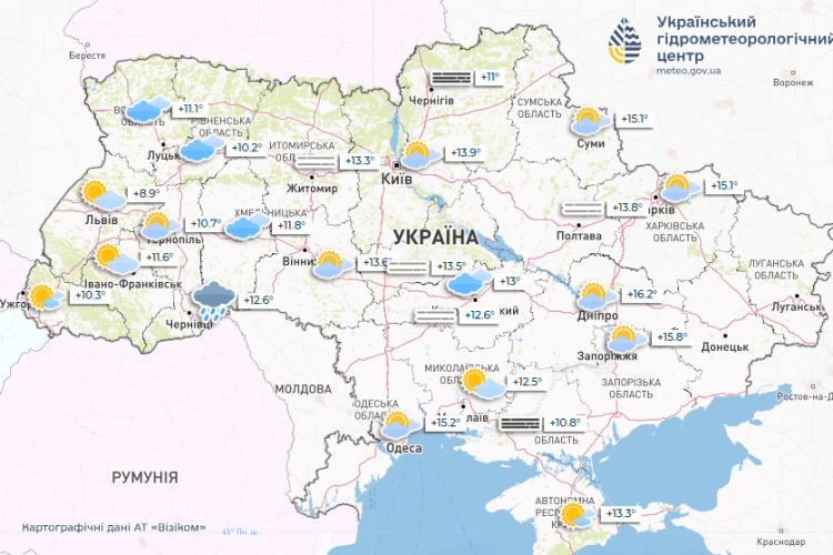 На Волині – похмурий ранок, але чи буде знову дощ?