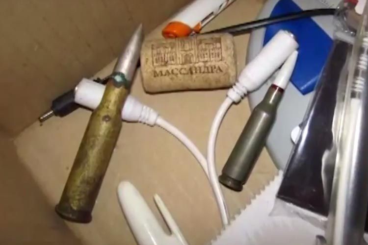 Прикордонники виявили набої до вогнепальної зброї (відео)