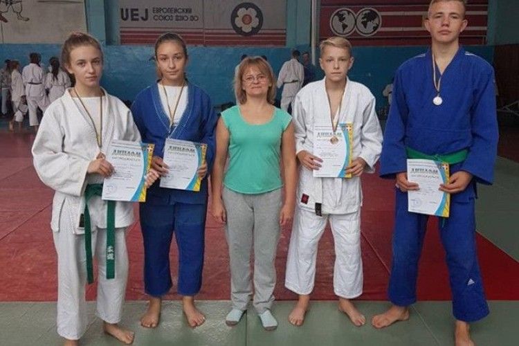 Ківерцівські дзюдоїсти стали призерами обласних змагань