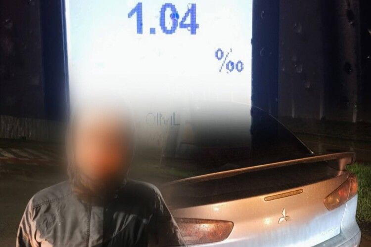 У Луцьку п'яну водійку без прав «здали» не увімкнені фари