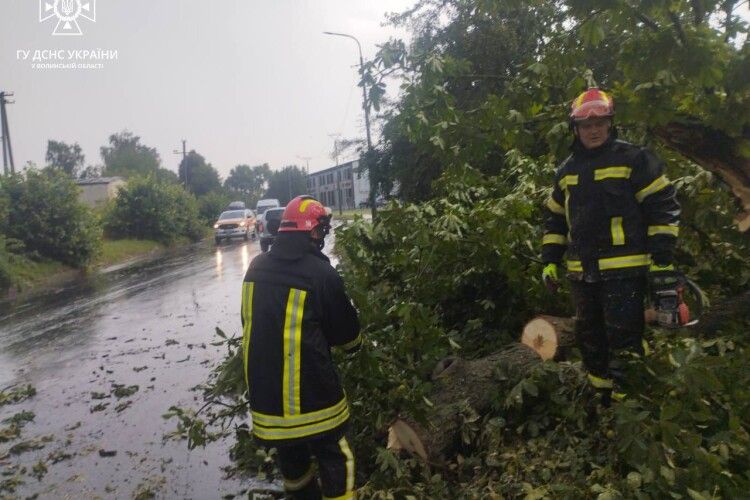 На Волині – перші наслідки погіршених погодних умов