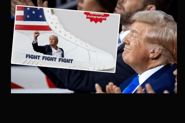 Кросівки із кулаком Дональда Трампа розходяться, як гарячі пиріжки