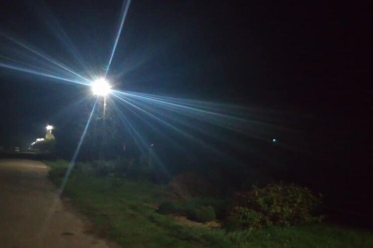 У Губині встановили нове вуличне освітлення