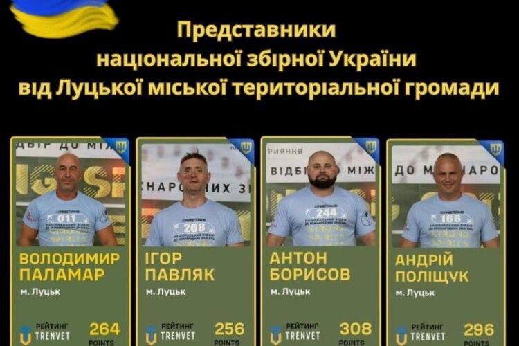 Четверо незламних ветеранів-силачів із Волині вирушають до Іспанії