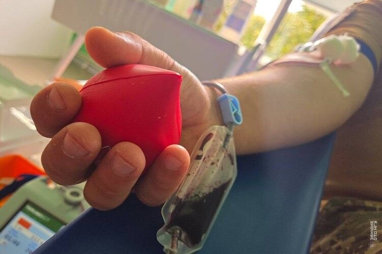 Нацгвардійці з Волині стали донорами крові для побратимів