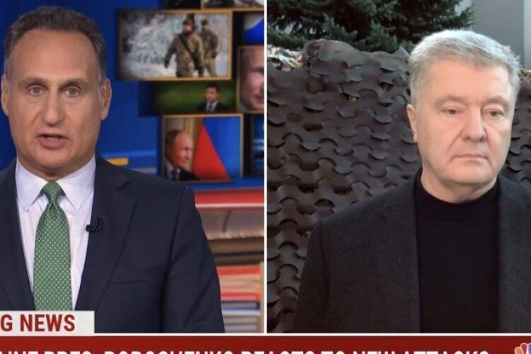 Порошенко в ефірі MSNBC закликав США та Ізраїль терміново передати Україні засоби проти іранських дронів