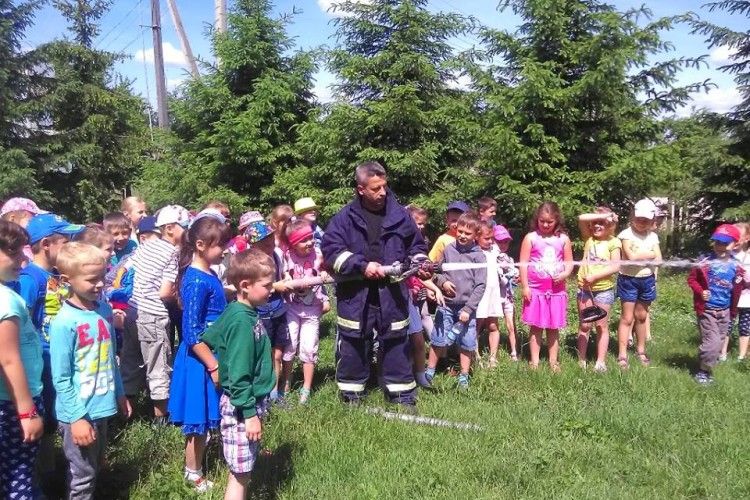 Іваничівські гімназисти подалися у пожежники (фото)