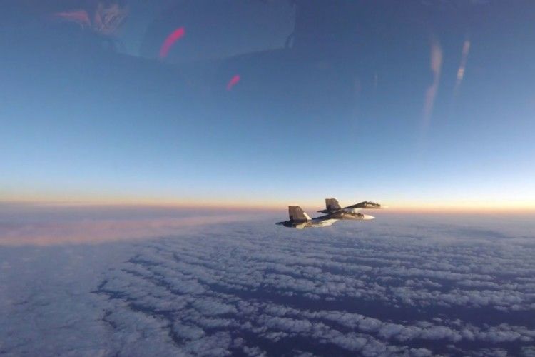 Американські військові оприлюднили відео перехоплення російських літаків