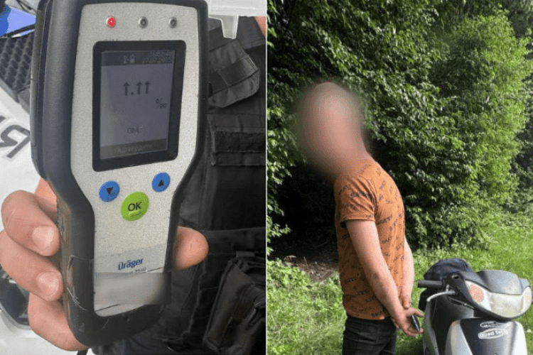 На Рівненщині 18-річний водій «перевантажив» драгер алкоголем