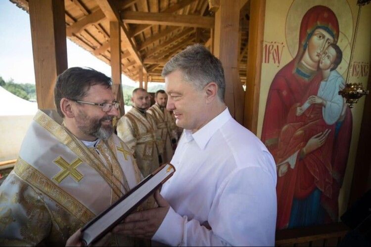 Після «підозри» Порошенку: глава УГКЦ Святослав закликав боротися із політично вмотивованим правосуддям