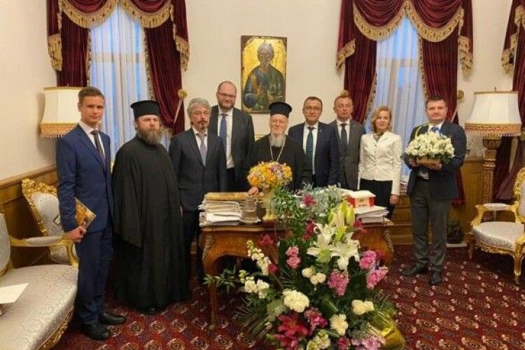 Українська делегація привітала Вселенського патріарха з 80-річчям