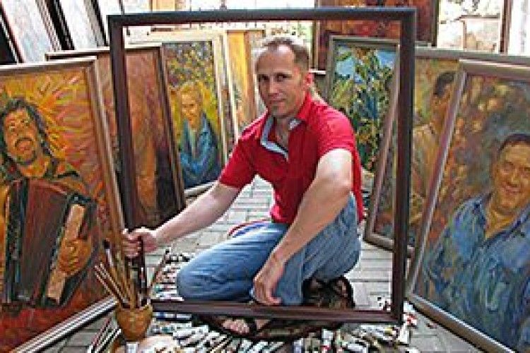 У Луцькому НТУ відбулася виставка художника Руслана Чугая