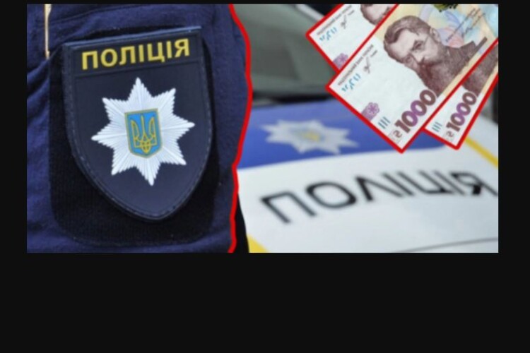 На Волині водій запропонував патрульним 5 000 гривень