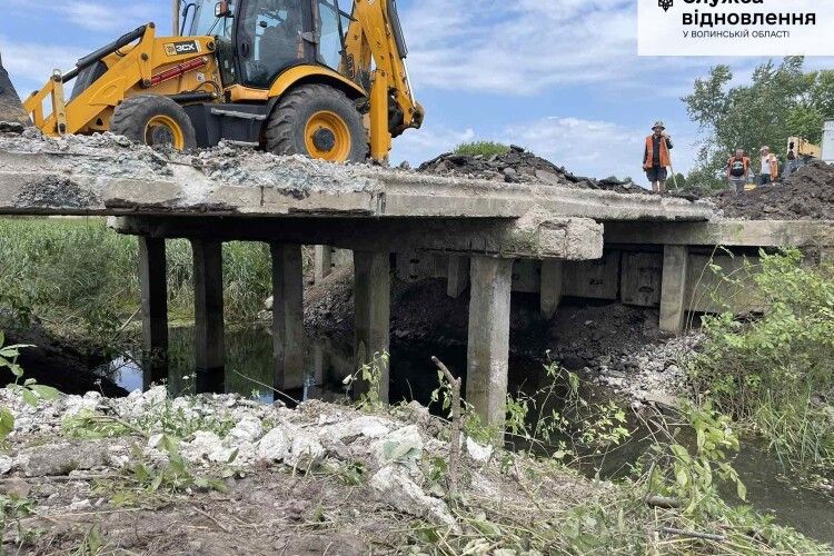 На Волині ремонтують міст: схема об’їзду