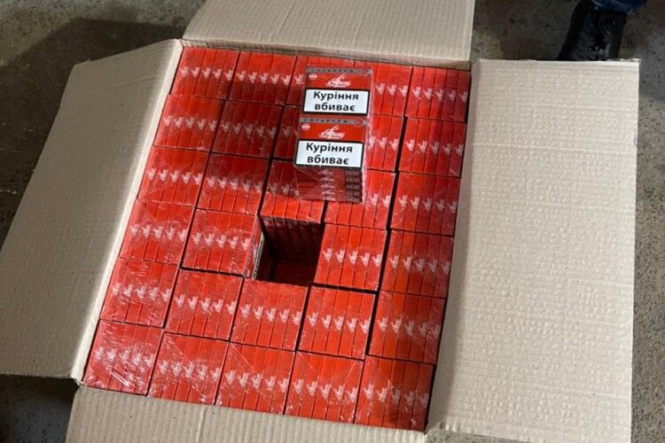 На Волині знайшли контрафактні цигарки з російськими акцизними марками (Фото)