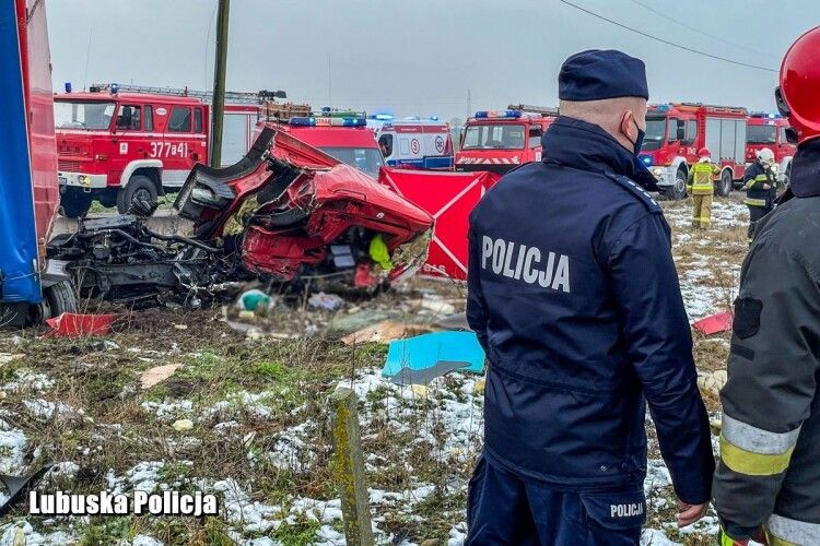 У Польщі водій з України влетів вантажівкою під швидкісний поїзд