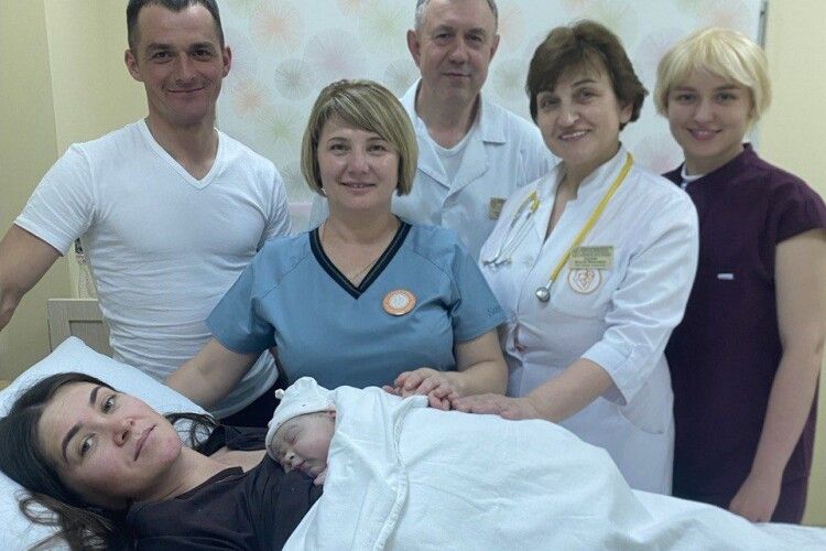 У Луцьку в перинатальному центрі народилася тисячна дитина 2026 року