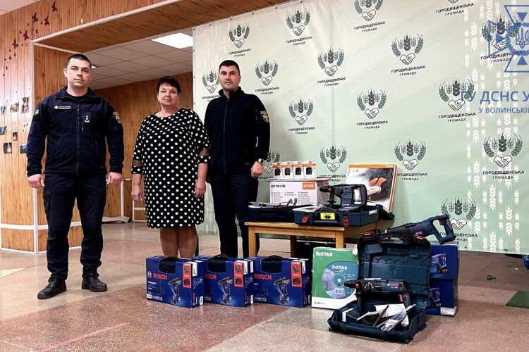 Волинські рятувальники отримали нове обладнання